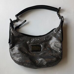 Simply Vera Vera Wang Silver Sequin Shoulder Bag